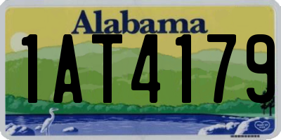 AL license plate 1AT4179