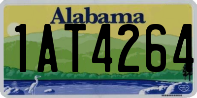 AL license plate 1AT4264