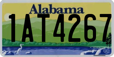 AL license plate 1AT4267