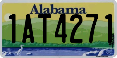 AL license plate 1AT4271