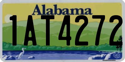 AL license plate 1AT4272