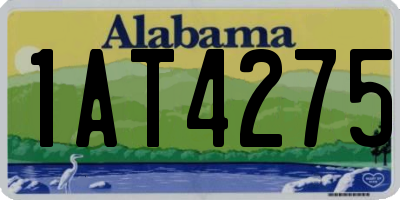 AL license plate 1AT4275