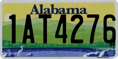 AL license plate 1AT4276