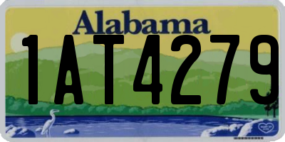 AL license plate 1AT4279