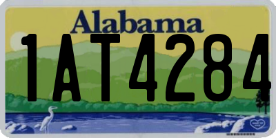 AL license plate 1AT4284
