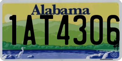 AL license plate 1AT4306