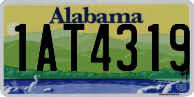 AL license plate 1AT4319