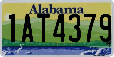 AL license plate 1AT4379