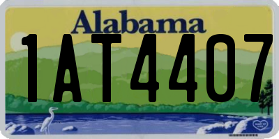 AL license plate 1AT4407