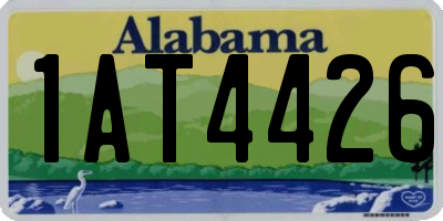 AL license plate 1AT4426