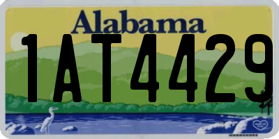 AL license plate 1AT4429