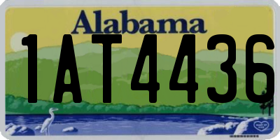 AL license plate 1AT4436