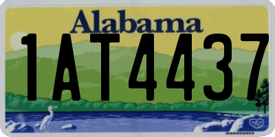 AL license plate 1AT4437