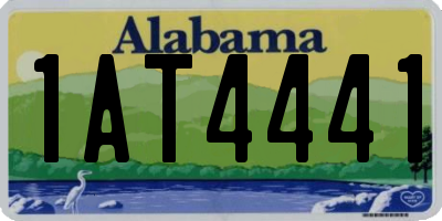 AL license plate 1AT4441