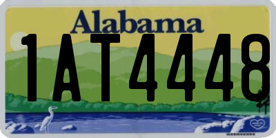 AL license plate 1AT4448