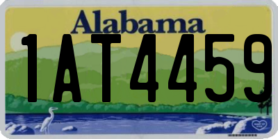 AL license plate 1AT4459