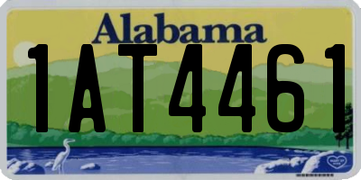 AL license plate 1AT4461