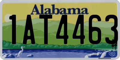 AL license plate 1AT4463