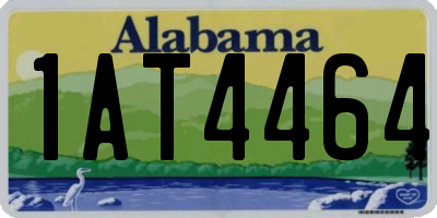 AL license plate 1AT4464