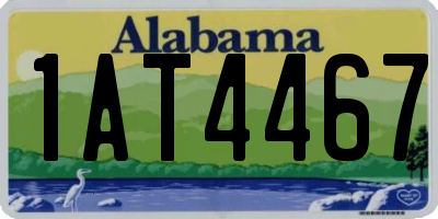 AL license plate 1AT4467