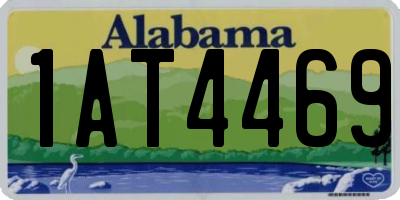 AL license plate 1AT4469