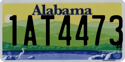 AL license plate 1AT4473