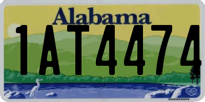 AL license plate 1AT4474