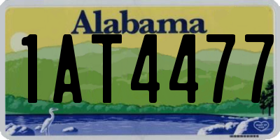 AL license plate 1AT4477