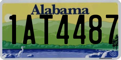AL license plate 1AT4487
