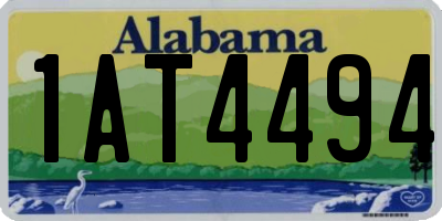 AL license plate 1AT4494