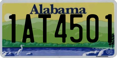 AL license plate 1AT4501