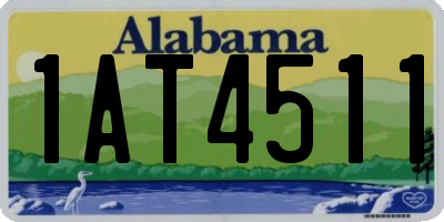 AL license plate 1AT4511