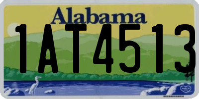 AL license plate 1AT4513