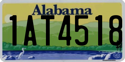 AL license plate 1AT4518