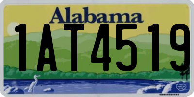 AL license plate 1AT4519