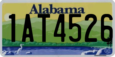 AL license plate 1AT4526