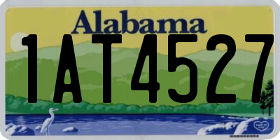 AL license plate 1AT4527
