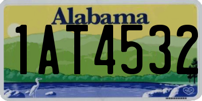 AL license plate 1AT4532
