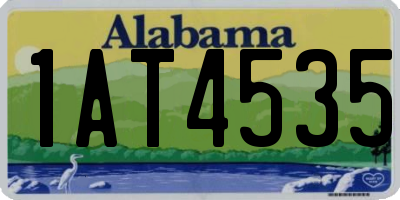 AL license plate 1AT4535