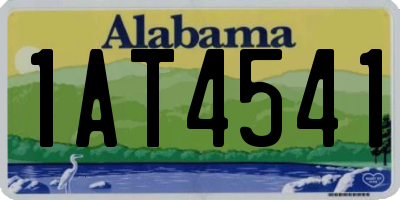AL license plate 1AT4541