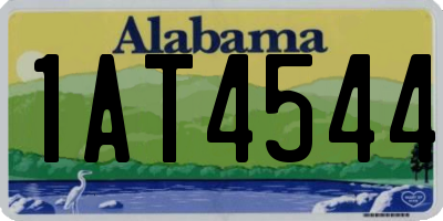 AL license plate 1AT4544