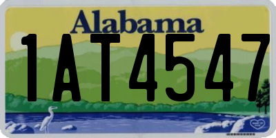 AL license plate 1AT4547