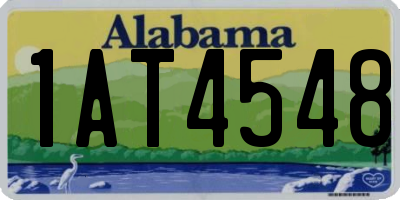 AL license plate 1AT4548