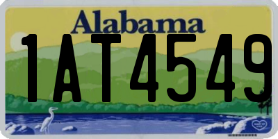AL license plate 1AT4549