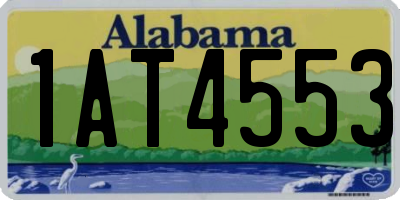 AL license plate 1AT4553