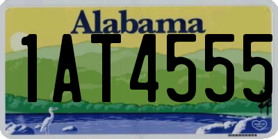 AL license plate 1AT4555