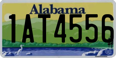AL license plate 1AT4556