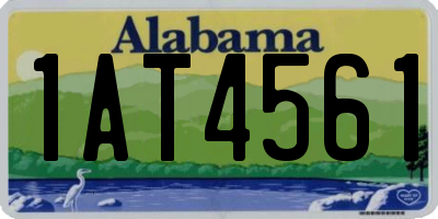 AL license plate 1AT4561