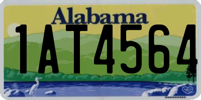AL license plate 1AT4564
