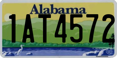 AL license plate 1AT4572